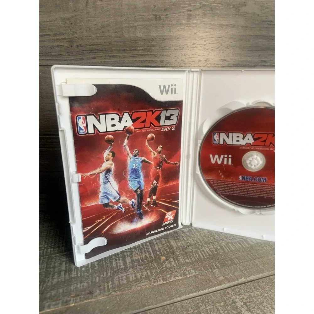 NBA 2K13 +‎ Game Party 3  (Nintendo Wii 2012) Lot Of 2 Games Bundle Basketball